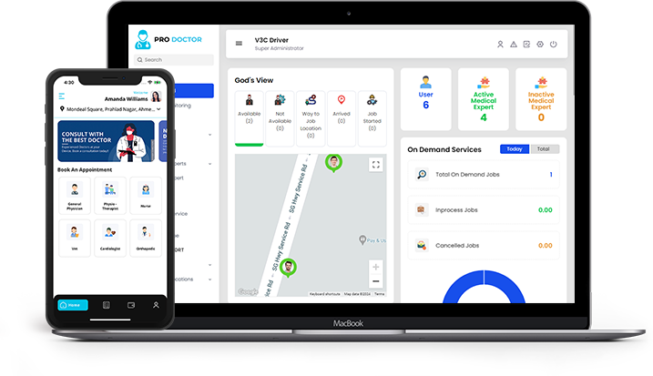 Doctor On Demand Website & Admin Panel