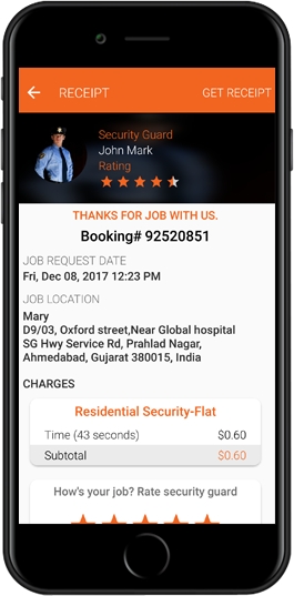 On Demand Security Guard iPhone Apps
